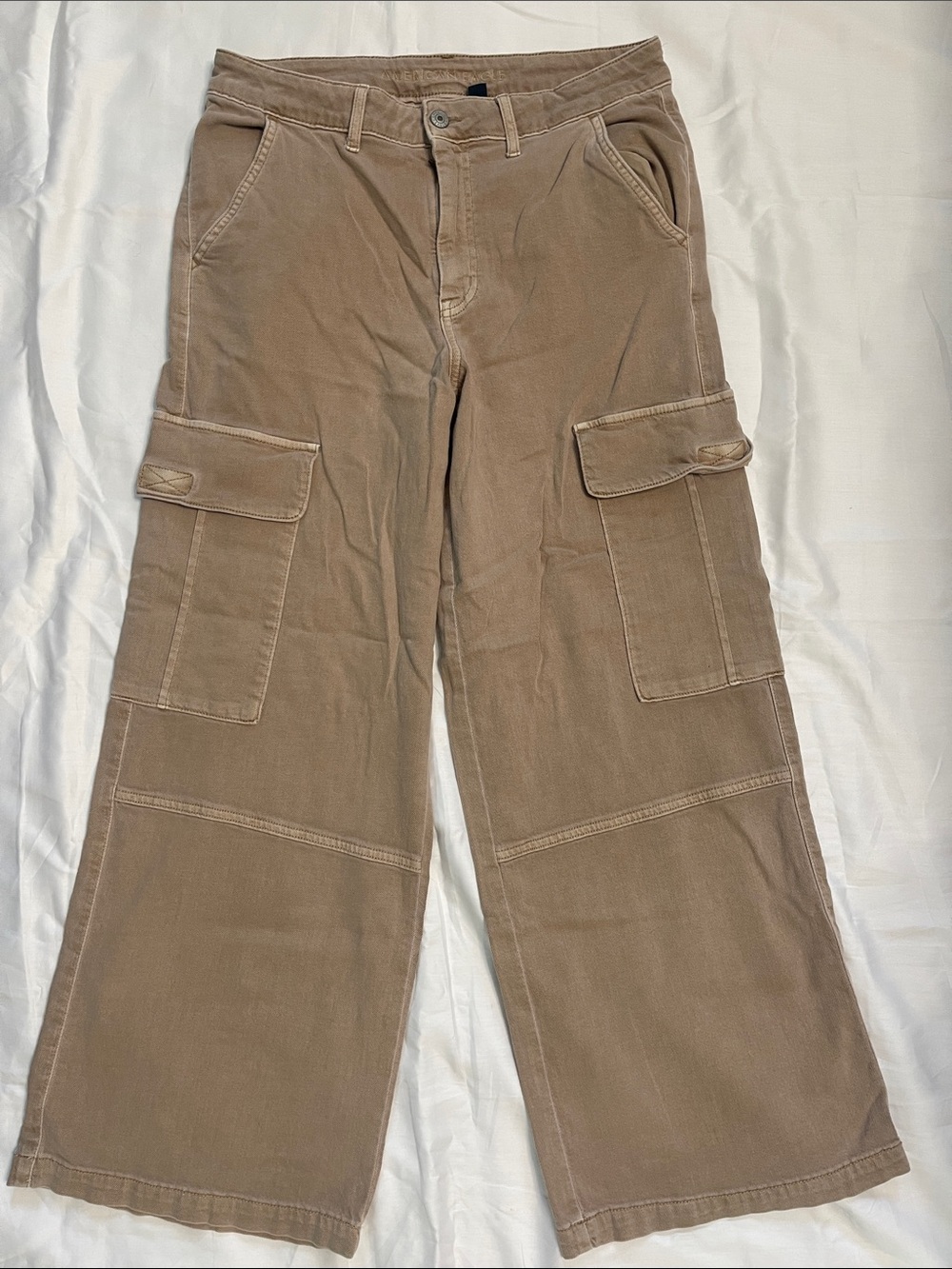 American Eagle Outfitters Women’s Cargo Pants in Tan